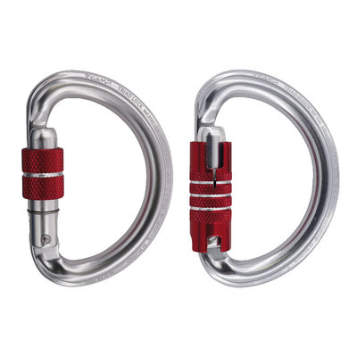 CAMP 3141 3142Triad Lock登山救援半圆形丝扣自动主锁安全钩锁具