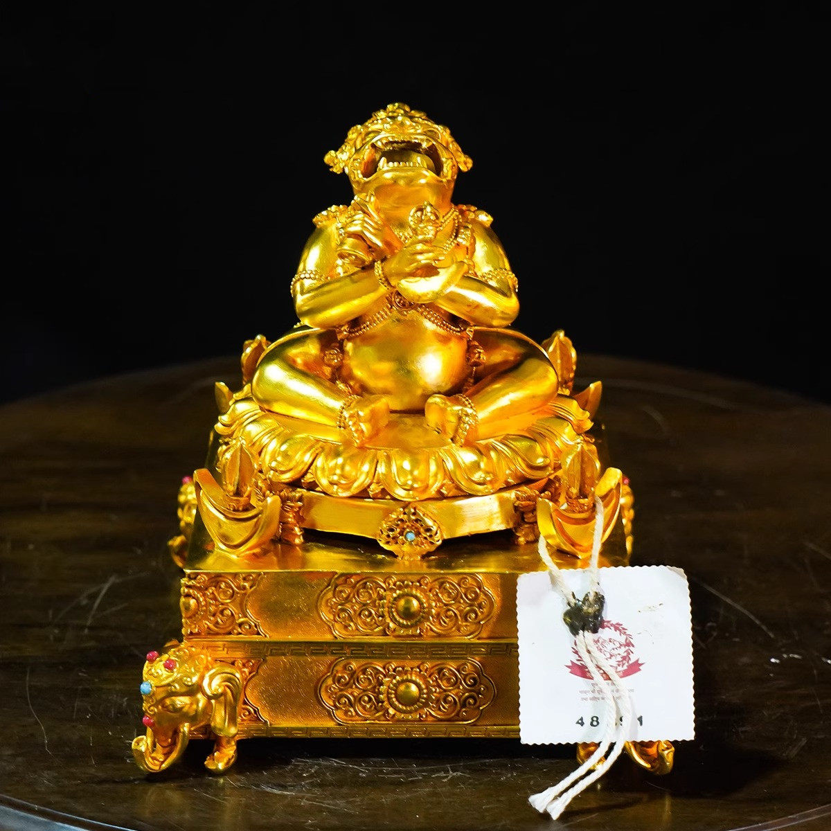 藏式纯铜火供炉家用供奉摆件