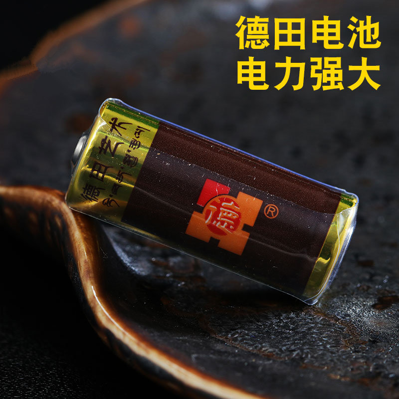 德田太阳能车载转金筒转轮汽车摆件专用8号1.5V伏电池LR1碱性 N