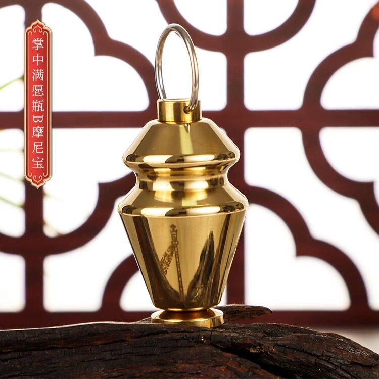 藏式纯铜慈简指捻式转轮