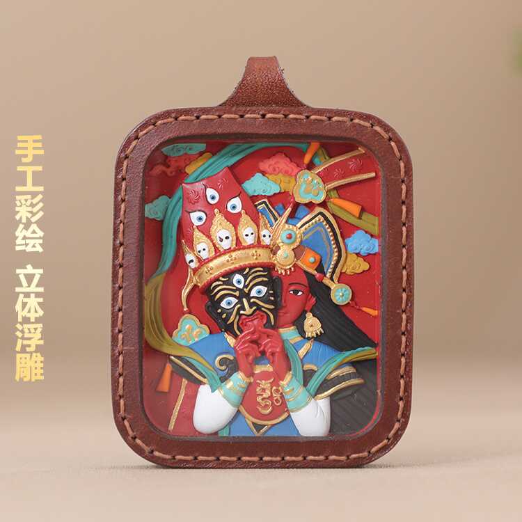 唐卡画盒擦擦嘎乌盒手工制作