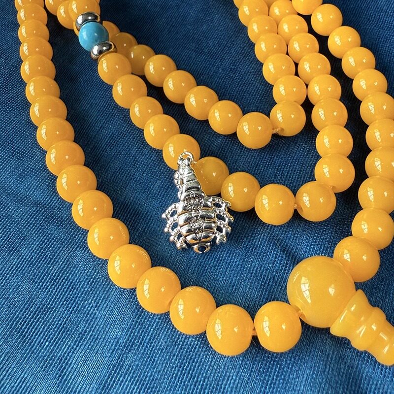 藏式s925纯银镀金蝎子吊坠民族风随身手链手串挂饰缘渡系列配饰