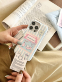 独与行小房子韩国进口插卡菲林壳适用于苹果17手机壳iphone16小众苹果17pro手机壳16pro小众17promax磨砂硬壳