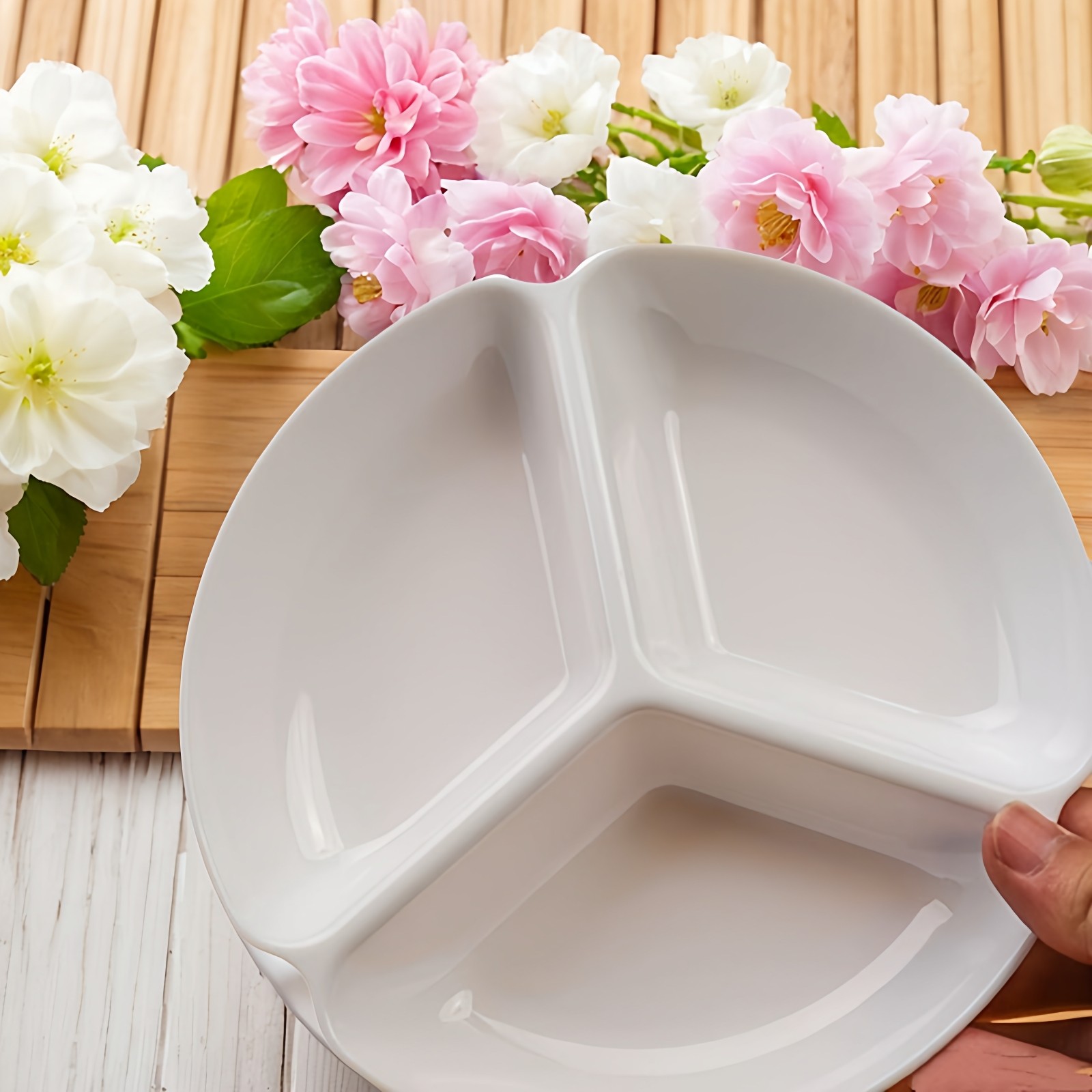 仿瓷耐摔塑料国画三格调色盘美术生专用国画颜料水粉水彩调色碟,文具电教/文化用品/商务用品,调色盒,淘宝优惠券,粉丝福利购,淘宝优惠卷