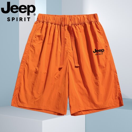 JEEPSPIRIT冰感速干五分短裤男