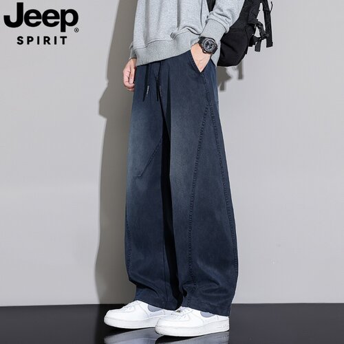 JEEPSPIRIT天丝莱赛尔牛仔裤男