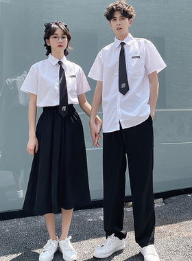 班服初高中学生毕业照校服jk制服女生裙子校园风日式清新甜美