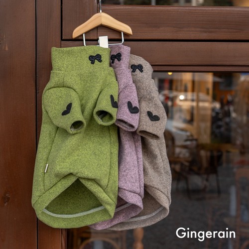 GINGERAIN 发热绒打底衫无毛猫衣服德文阳离子轻盈保暖T恤内衣