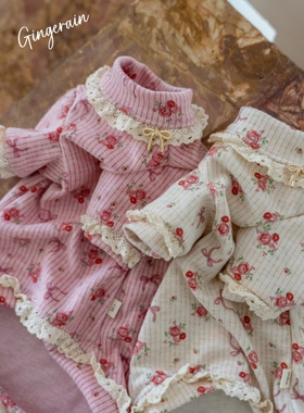 GINGERAIN 洛丽塔娃娃无毛猫德文猫衣服卫衣蝴蝶结淑女长袖秋冬