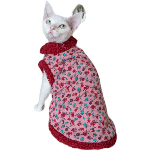 Жилета для одежды для кошачья одежда безволоса