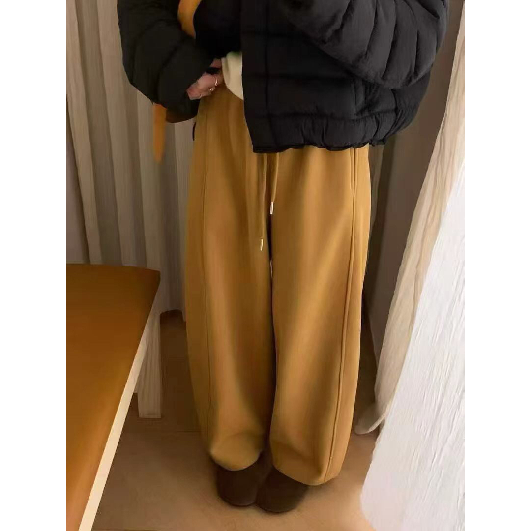 开开家-冬上新弯刀休闲加绒卫衣裤5562