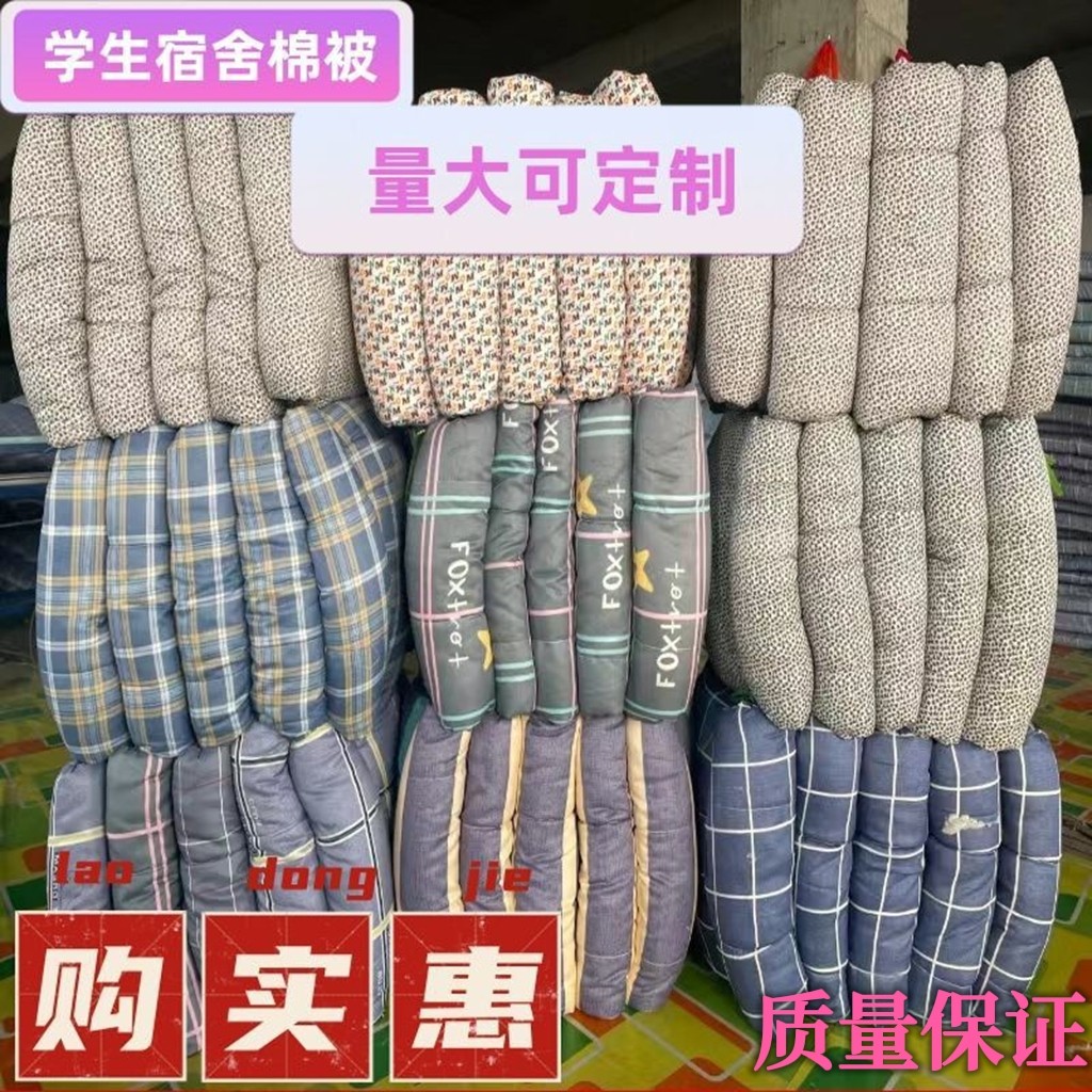 打工被褥学生宿舍被子双人棉被保化纤被