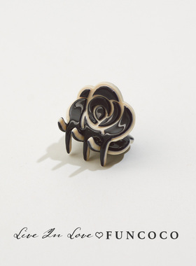 韩国网红山茶花头发夹子头饰甜美发夹精致小巧顶夹刘海发抓夹小号