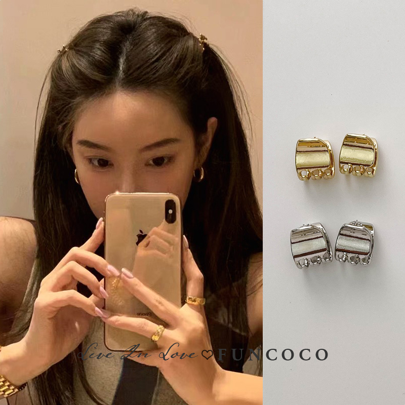 精致高端迷你小号金属前额发抓夹