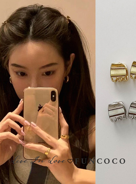 精致高端公主头迷你小号抓夹发夹女2024新款侧边前额刘海夹子头饰