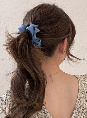 FUNCOCO｜香蕉夹竖夹扎高马尾夹子女发量少防滑发夹发卡网红气质