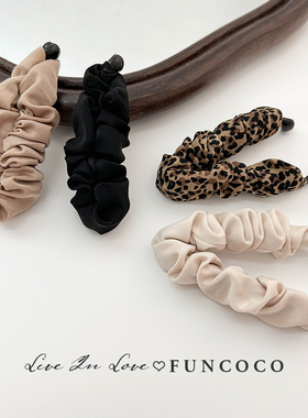 【发量少马尾发夹】豹纹后脑勺竖夹香蕉夹气质竖式发卡小号发饰女