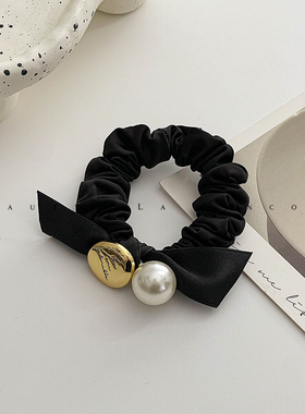 气质简约小肠圈头绳发饰扎头发皮筋发圈高级感韩国合金发绳头饰女