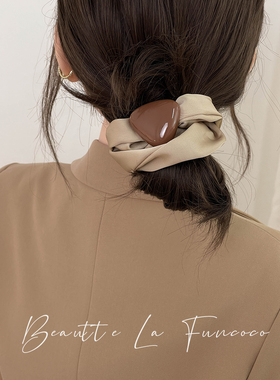 法式复古气质猪大肠发圈女高级感发饰韩国头绳头饰发绳低马尾发圈