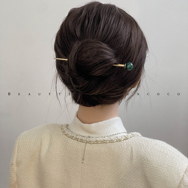 高级感醋酸发饰旗袍簪子