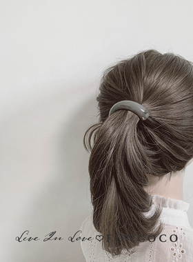 韩国进口简约气质高马尾扣夹后脑勺发夹头饰扭扭香蕉夹横夹顶夹女