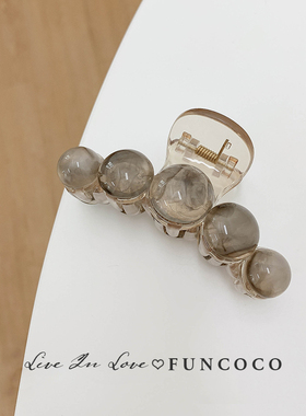 韩国进口后脑勺高端抓发夹优雅气质头饰大号鲨鱼夹网红2024年新款