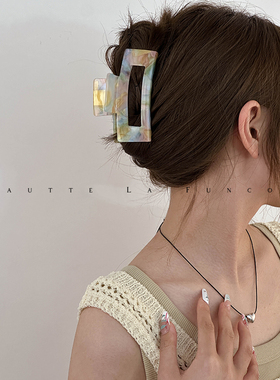 鲨鱼夹发量少的小号短发头饰高级感盘发抓夹发夹女刘海后脑勺夹子