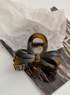 FUNCOCO｜磨砂法式复古好高级抓夹时尚洋气发饰女简约大号鲨鱼夹