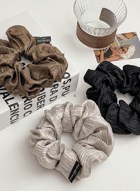 大号大肠发圈网红2024新款秋冬美拉德头绳扎头高品质不伤发发饰女