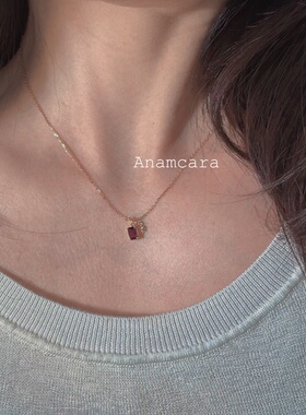 天然紫水晶护佑本命年好运项链女