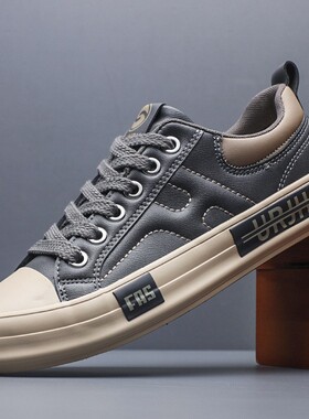 闪步男款帆布鞋板鞋休闲鞋25868