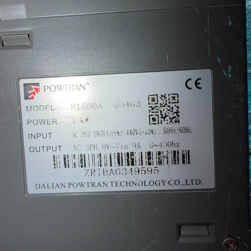 议价普传变频器PI500A 004G3 ，4kw重载变频器可维修