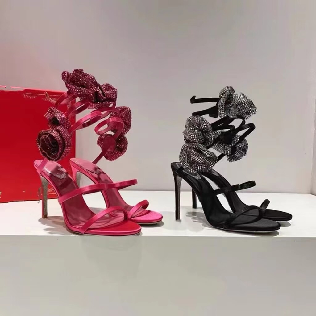 跨境亚马逊走秀演出派对女时装鞋