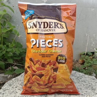 1美国施耐德酥脆饼干碱水咸面包碎酥片Snyders Pretzel Pieces