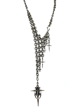 IIMIII.暗黑十字架链条项链长链
