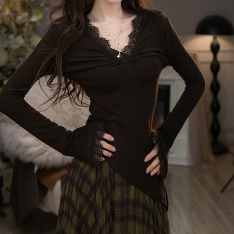 彼得潘大叔《苏格兰记-上衣》针织高级设计感显瘦百搭法式长袖上