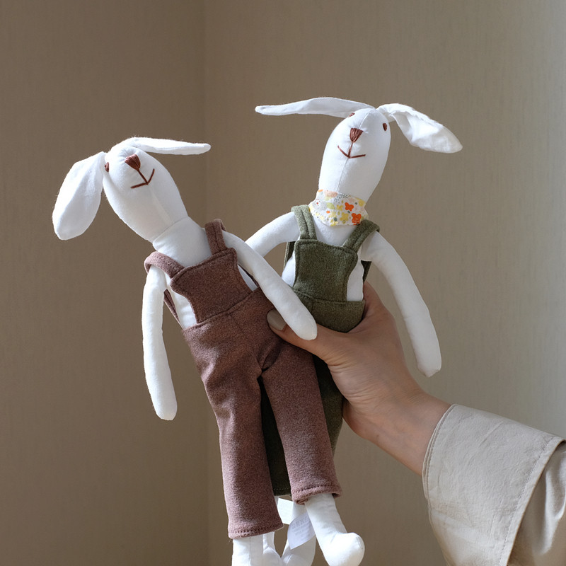 兔子公仔布艺玩具PP棉手工