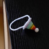 有间布谷林纯手工钩织成品玩偶公仔配饰包包帽子娃娃毛线帽子装 饰