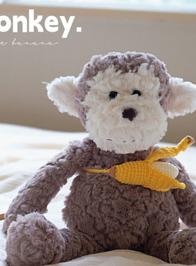 猴子玩偶毛绒玩具娃娃pp棉