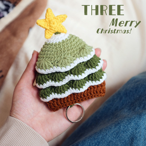 纯手工钩织圣诞节氛围感