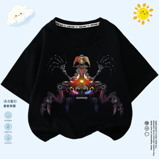 poppy playtime prototype夏季新款儿童短袖T恤百搭男女童上衣服