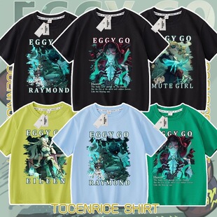 逃出惊魂夜抓捕者雷蒙德 礼温短袖T恤男童圆领儿童纯棉半袖上衣服