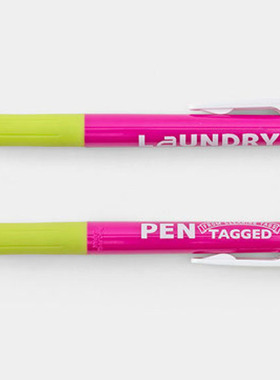 现货-日本TN TAGGED干洗店洗衣店限定共生社合作中性笔耐洗笔
