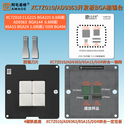 XC7Z010/AD9363开发板植锡台钢网