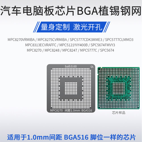 MPC5777CBGA516植锡球钢网
