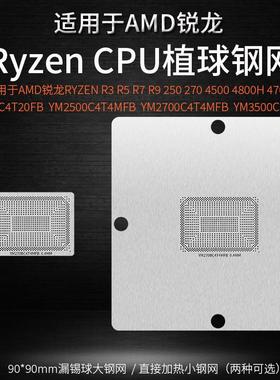 AMD Ryzen锐龙CPU锡球植球钢网R3 R5 R7 R9 YM2300 YM2500 YM3500