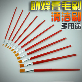 清潔刷油漆刷 長柄 防靜電軟毛刷 BGA植球助焊膏毛刷 靜電防護(hù)刷