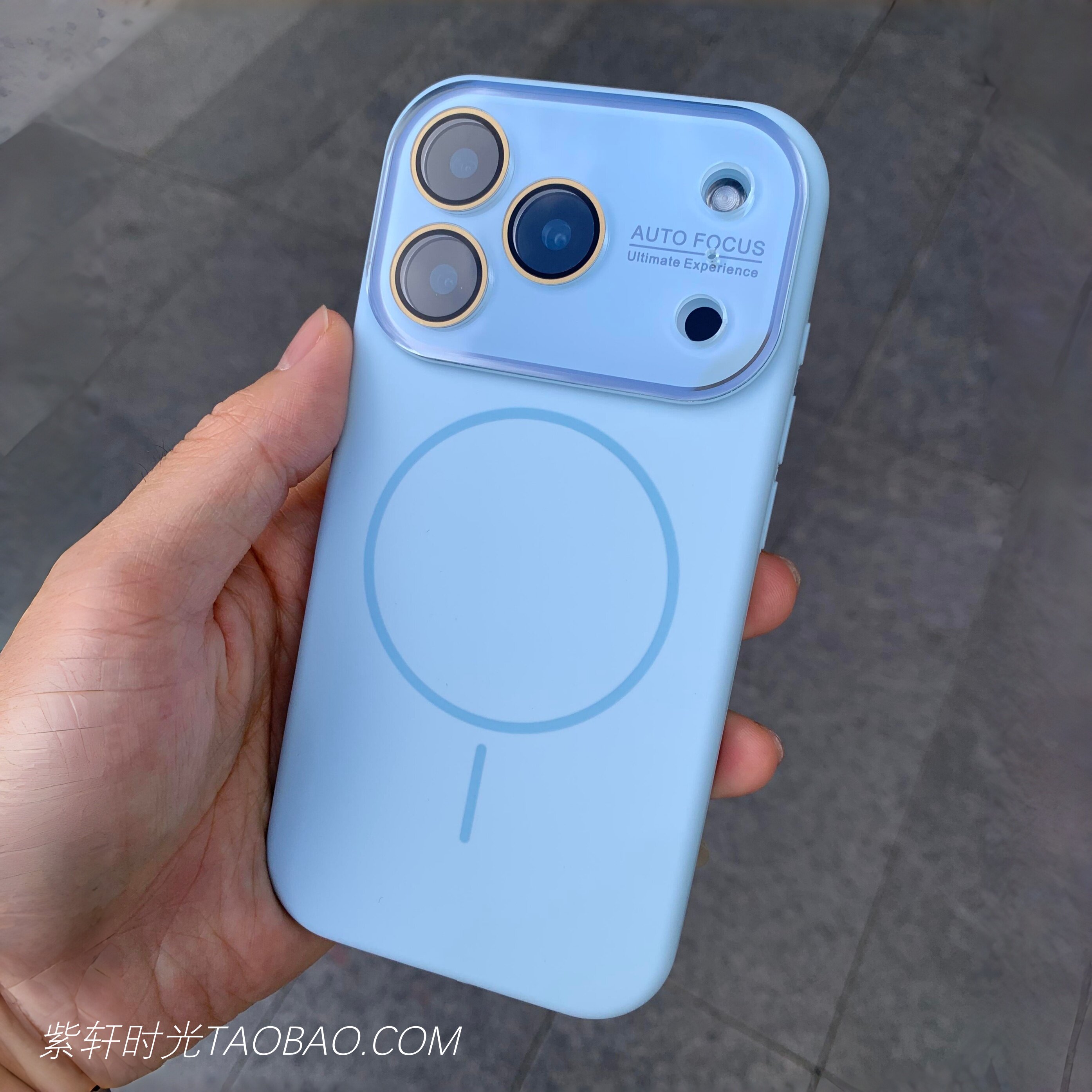 Magsafe磁吸婴儿蓝适用苹果17Promax手机壳液态硅胶大视窗iPhone16简约15pro奶蓝色14全包镜头膜13/12防摔套