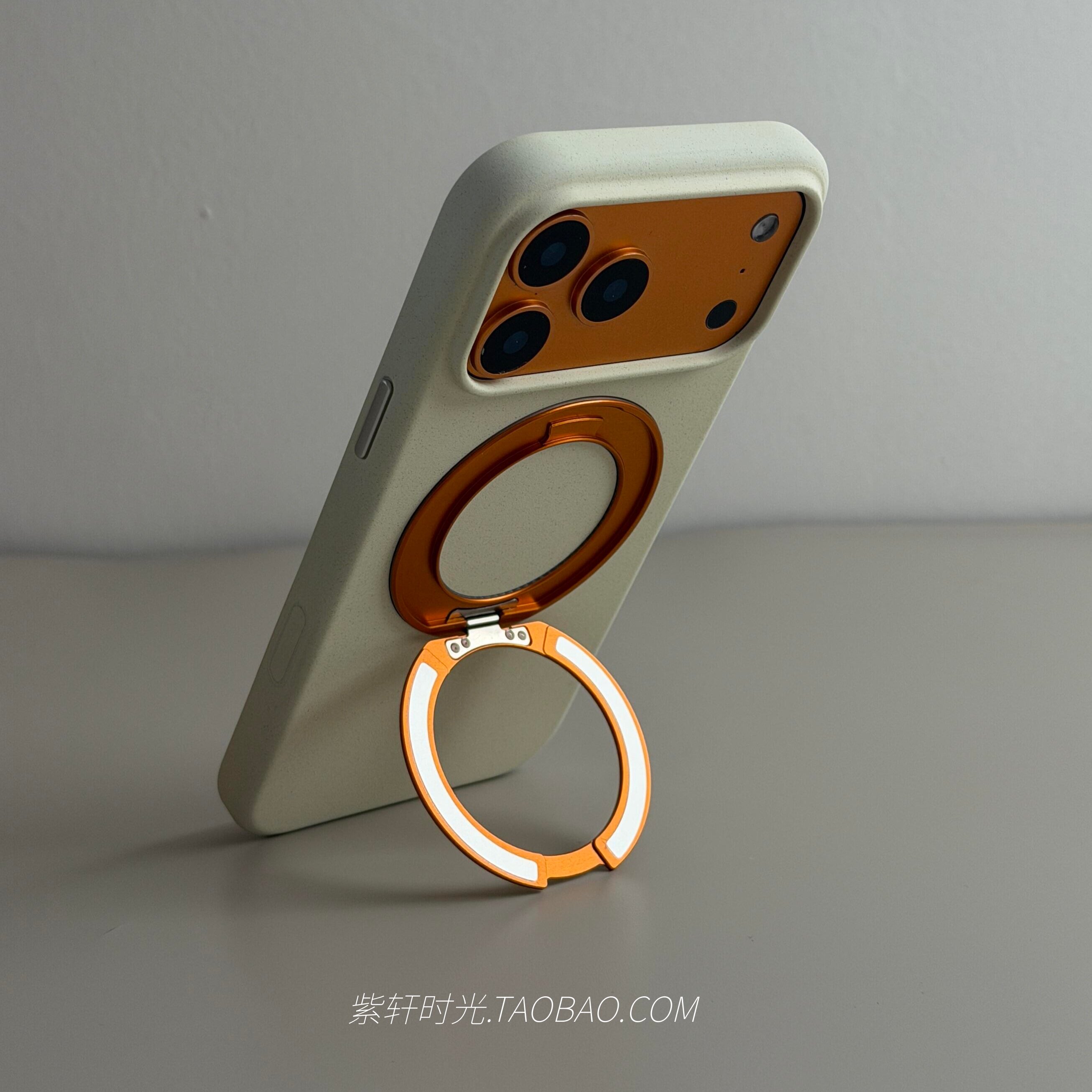 古董白磁吸360旋转支点壳适用苹果17pro手机壳17promax高级感iPhone16pro小米17pro红米K90带支架防摔防指纹