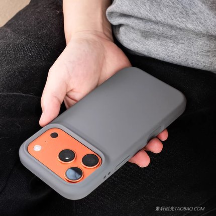 炭灰黑色液态硅胶适用oppoReno15/14pro手机壳Findx9/x8Ultra防指纹X8s+简约X7/X6纯色Reno14加厚13防摔12pro